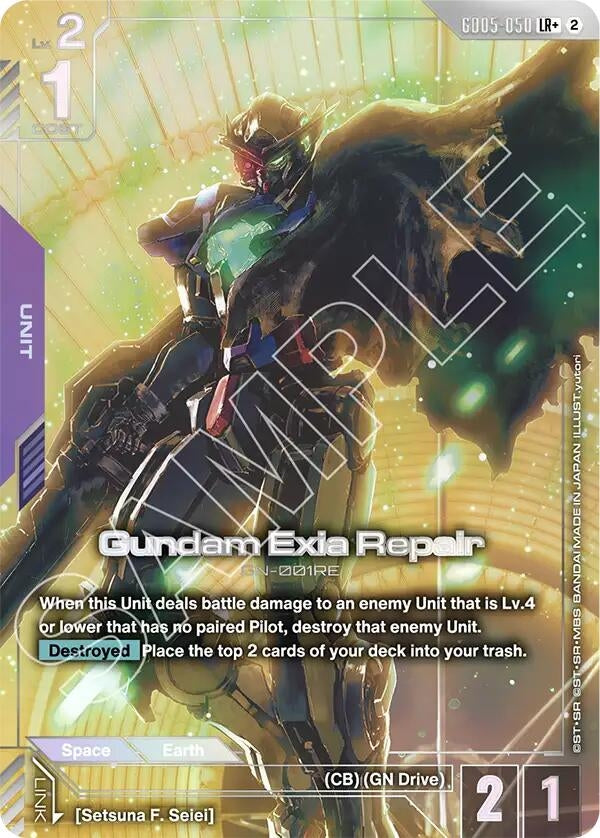 Image for Gundam Exia Repair (LR+) (GD05-050) (Freedom Ascension) (GD05) - Gundam Card Game