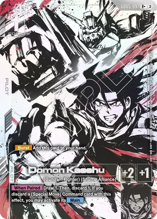 Image for Domon Kasshu (R+) (GD05-097) (Freedom Ascension) (GD05) - Gundam Card Game