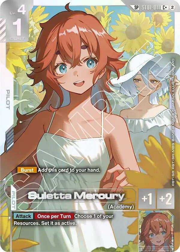 Image for Suletta Mercury (C+) (SP) (ST01-011) (Freedom Ascension) (GD05) - Gundam Card Game