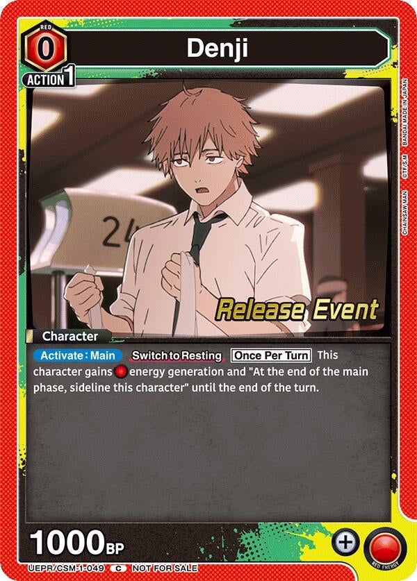 Image for Denji (049) (UE22BT/CSM-1-049) (UE22BT: CHAINSAW MAN Release Event) (UE22BT_RE) - Union Arena