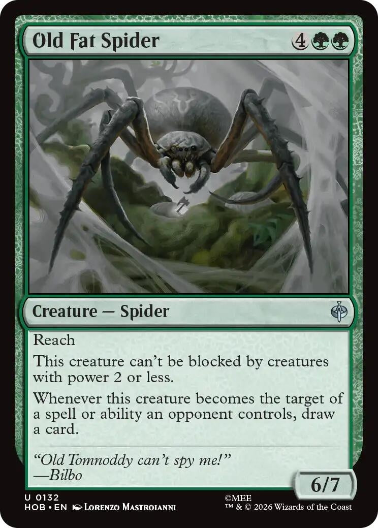 Image for Old Fat Spider (132) (The Hobbit) (HOB) - Magic: The Gathering