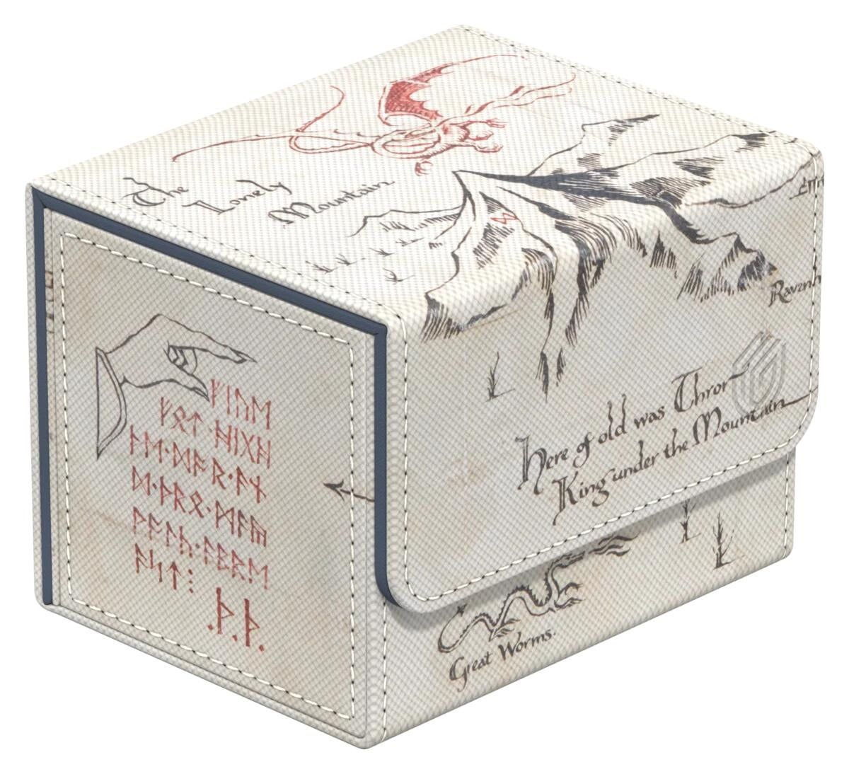 Image for Magic: The Gathering The Hobbit - Sidewinder 100+ Xenoskin Deck Box - Thror's Map - Deck Boxes