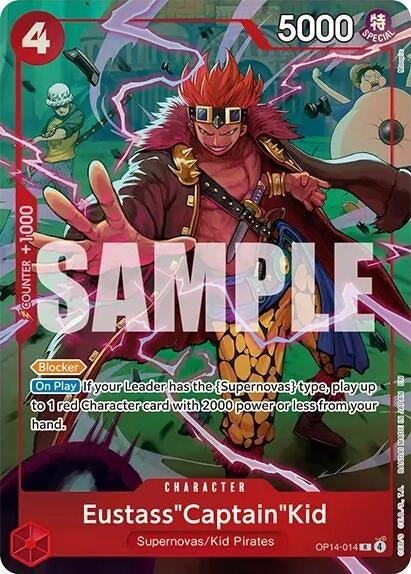 Image for Eustass"Captain"Kid (One Piece Card Game Illustration Box Vol. 8) (OP14-014) (One Piece Promotion Cards) (OP-PR) - One Piece Card Game
