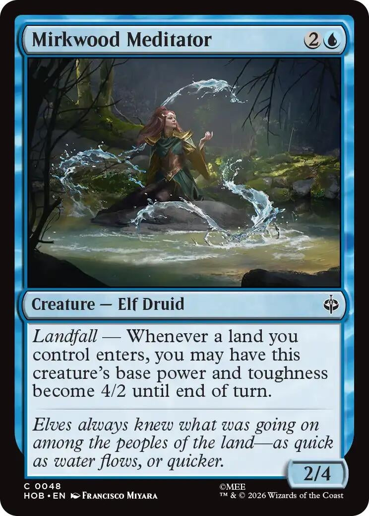 Image for Mirkwood Meditator (48) (The Hobbit) (HOB) - Magic: The Gathering