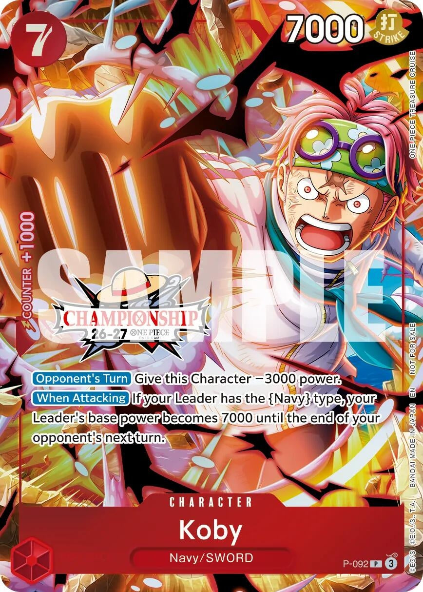 Image for Koby (CS 26-27 Event Pack) (P-092) (One Piece Promotion Cards) (OP-PR) - One Piece Card Game