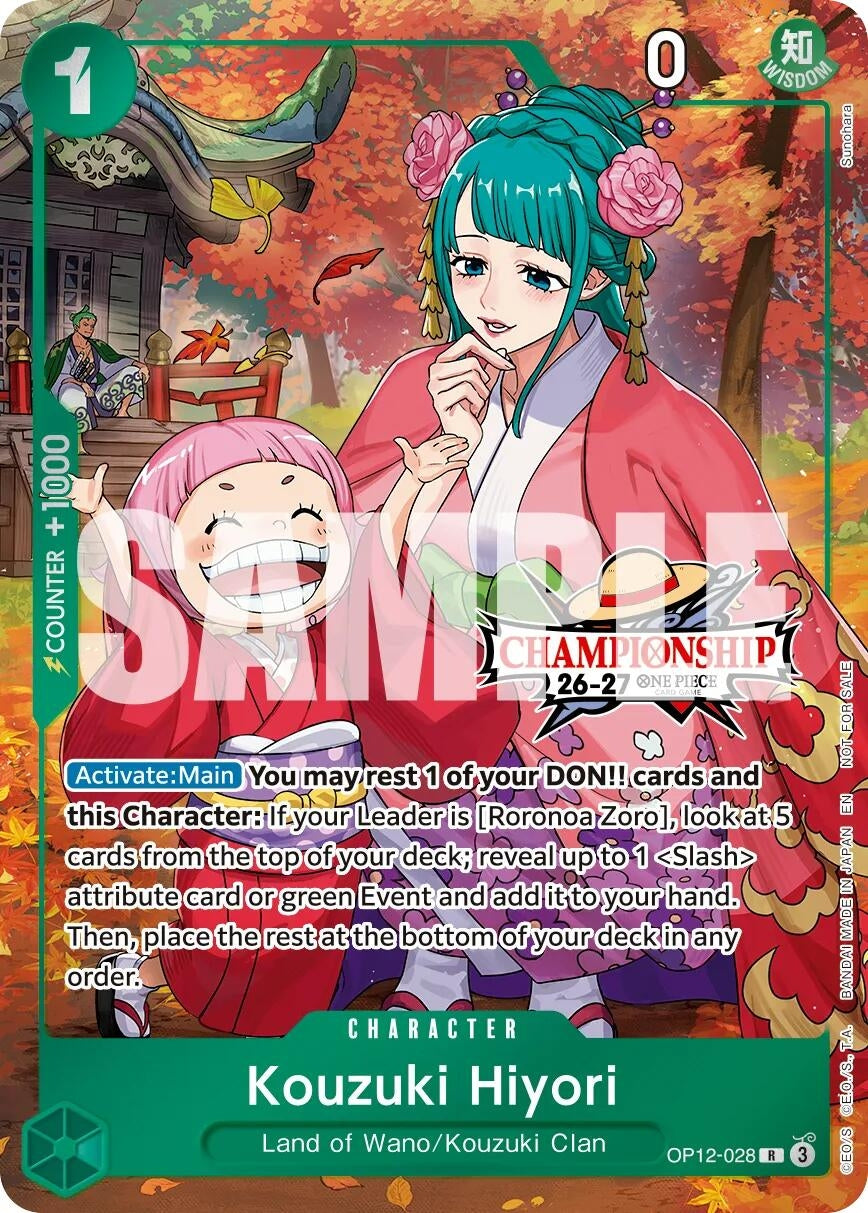 Image for Kouzuki Hiyori (CS 26-27 Celebration Pack) (OP12-028) (One Piece Promotion Cards) (OP-PR) - One Piece Card Game