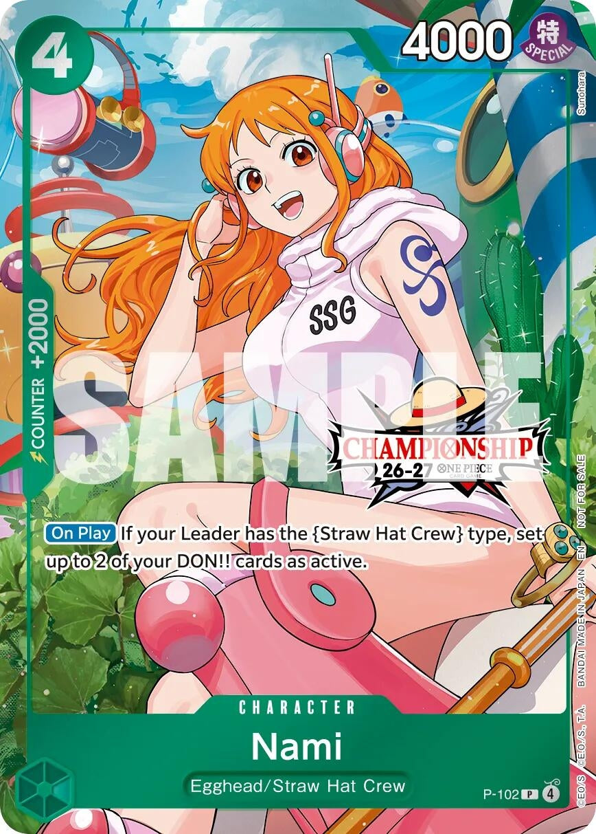 Image for Nami (CS 26-27 Celebration Pack) (P-102) (One Piece Promotion Cards) (OP-PR) - One Piece Card Game