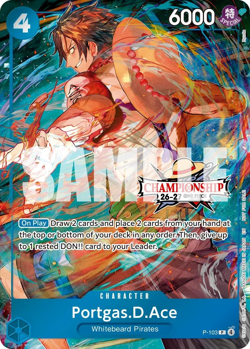 Image for Portgas.D.Ace (CS 26-27 Celebration Pack) (P-103) (One Piece Promotion Cards) (OP-PR) - One Piece Card Game