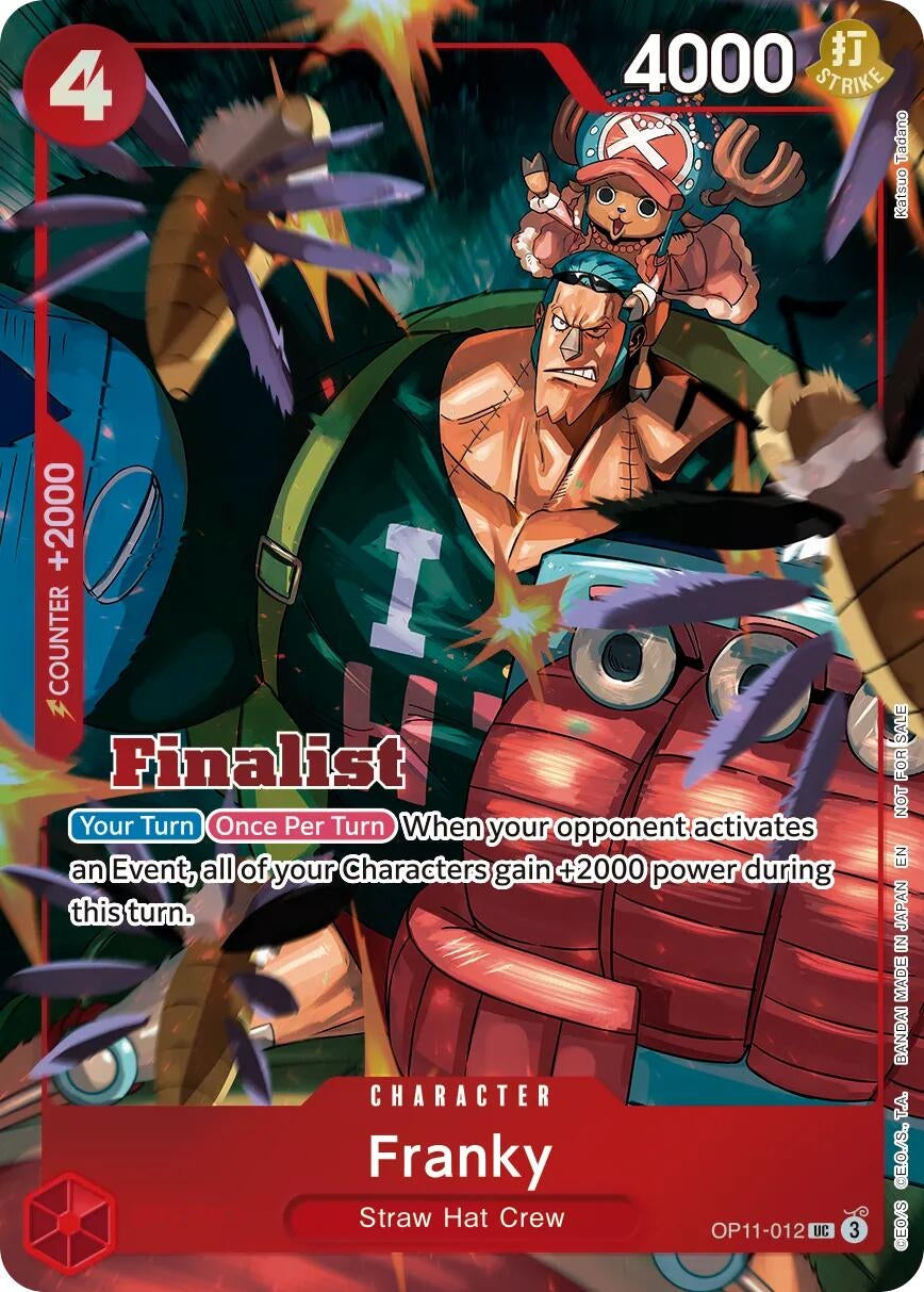 Image for Franky (CS 26-27 Finalist Card Set Vol.1) (OP11-012) (One Piece Promotion Cards) (OP-PR) - One Piece Card Game
