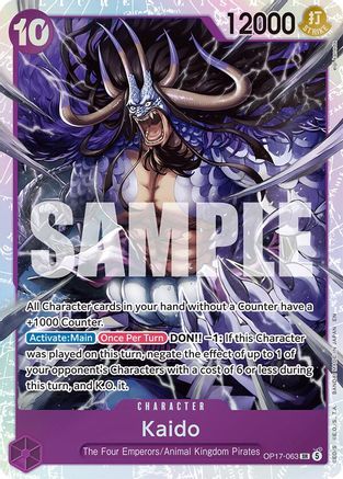Kaido (063) (OP17-063) (The World's Strongest Warriors) (OP17)