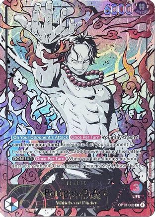Portgas.D.Ace (English Version 3rd Anniversary Set) (OP13-002) (One Piece Promotion Cards) (OP-PR)