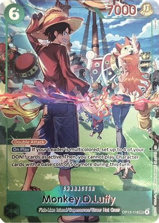 Monkey.D.Luffy (118) (English Version 3rd Anniversary Set) (OP13-118) (One Piece Promotion Cards) (OP-PR)