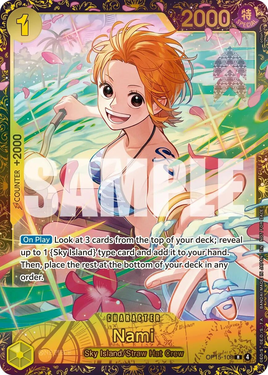 Image for Nami (CS26-27 Regionals Season 2 Top 64) (OP15-108) (Adventure on Kami's Island) (OP15-EB04) - One Piece Card Game