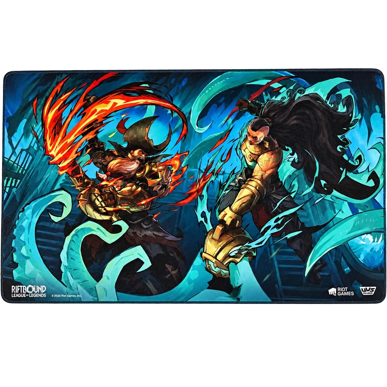 Image for Riftbound: League of Legends Playmat - Gangplank vs. Illaoi (GenCon Exclusive) - Playmats