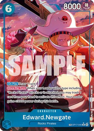 Edward.Newgate (040) (TR) (OP17-040) (The World's Strongest Warriors) (OP17) - PokeBox USA