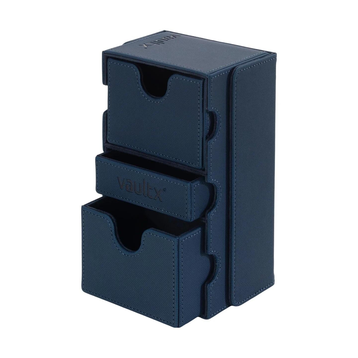 Image for Vault X Exo-Tec Game Box 200+ - Navy Blue - Deck Boxes