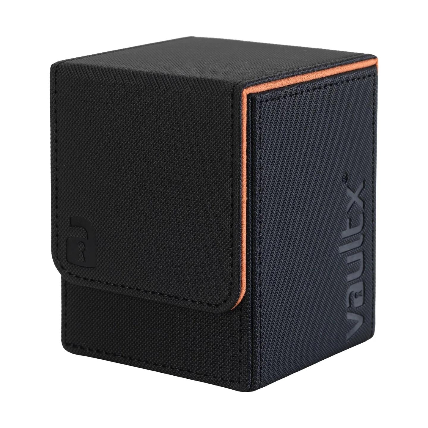 Image for Vault X Exo-Tec Toploading Deck Box 80+ - Black/Orange - Deck Boxes