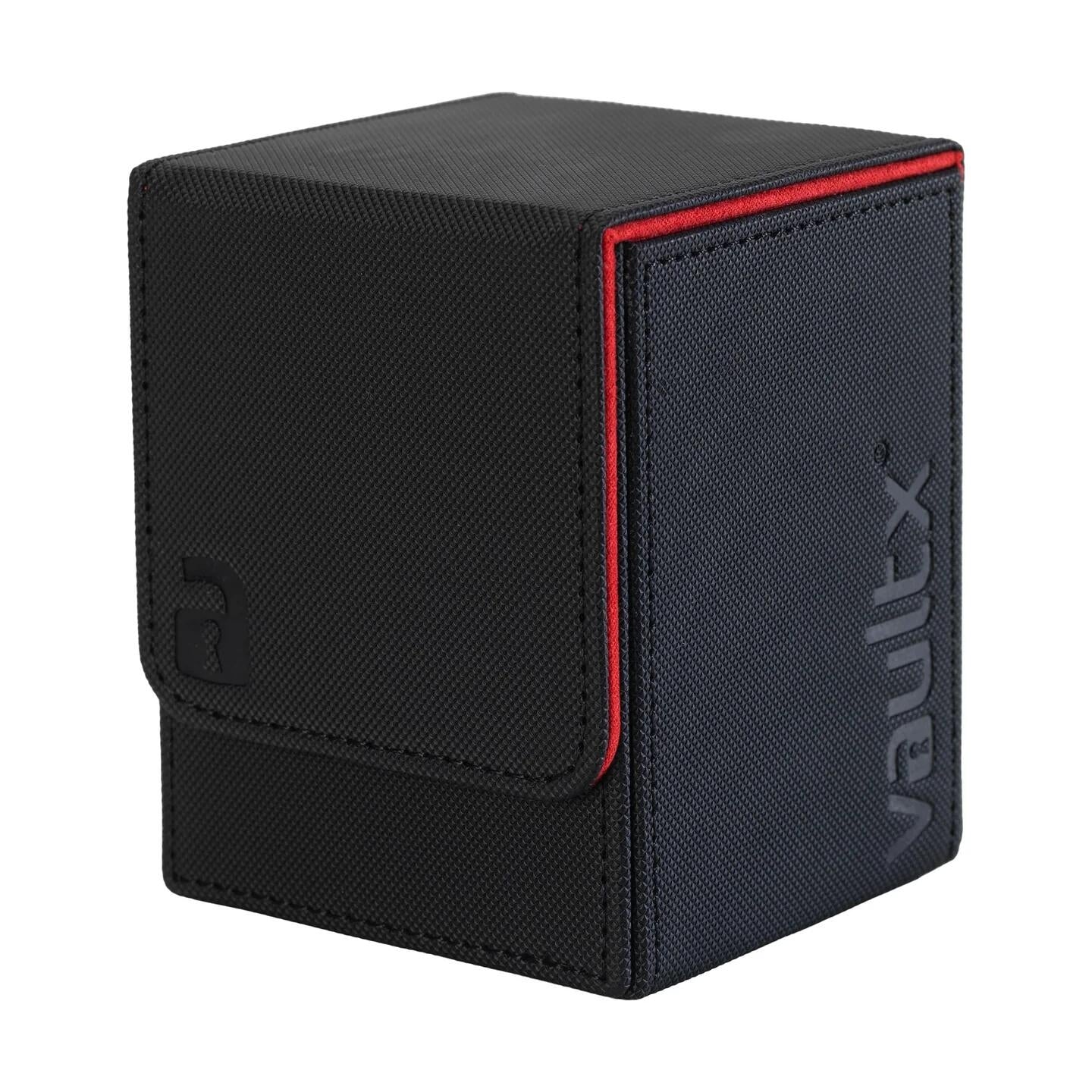 Image for Vault X Exo-Tec Toploading Deck Box 80+ - Black/Red - Deck Boxes