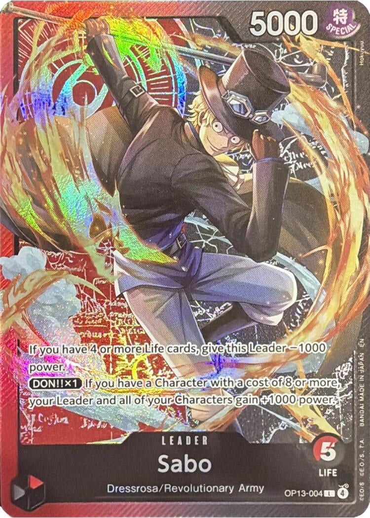 Image for Sabo (Sound Loader Ace and Sabo Edition 2026) (OP13-004) (One Piece Promotion Cards) (OP-PR) - One Piece Card Game