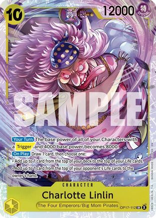Charlotte Linlin (112) (OP17-112) (The World's Strongest Warriors) (OP17) - PokeBox USA