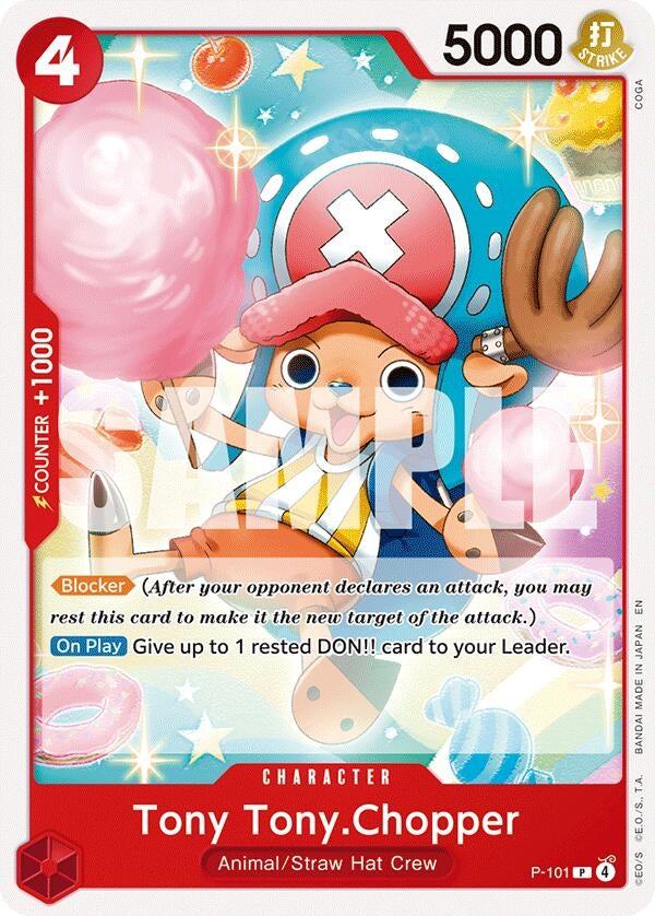 Image for Tony Tony.Chopper (P-101) (Starter Deck 31: RED Monkey.D.Luffy) (ST-31) - One Piece Card Game