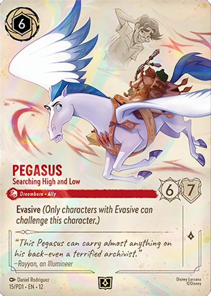 Image for Pegasus - Searching High and Low (15) (Disney Lorcana Promo Cards) (DLPC) - Disney Lorcana