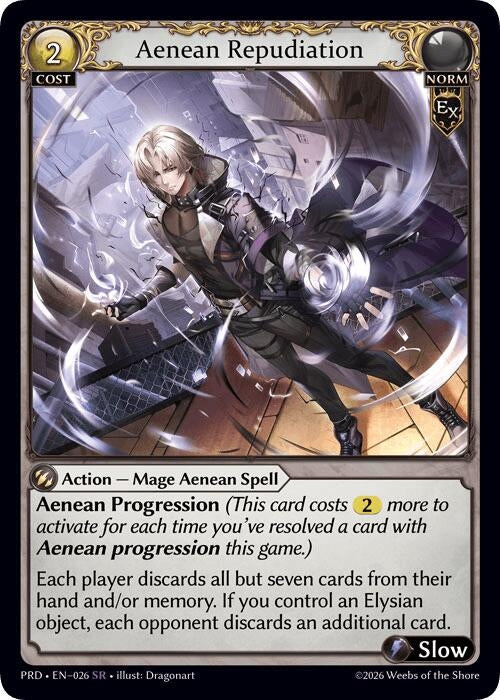 Image for Aenean Repudiation (026) (.asphodel/paradise) (PRD) - Grand Archive TCG