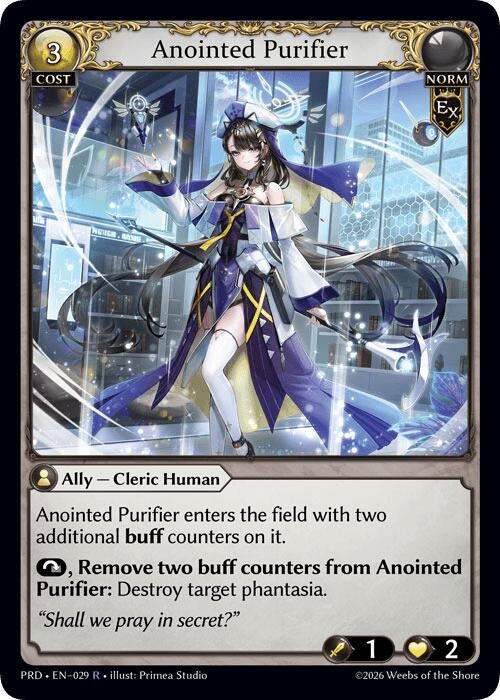 Image for Anointed Purifier (029) (.asphodel/paradise) (PRD) - Grand Archive TCG