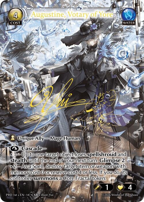 Image for Augustine, Votary of Yore (CSR) (147) (.asphodel/paradise) (PRD) - Grand Archive TCG
