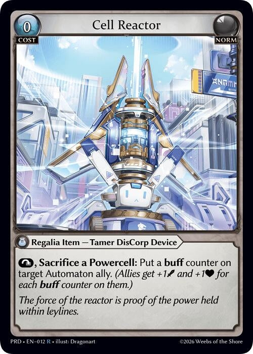 Image for Cell Reactor (012) (.asphodel/paradise) (PRD) - Grand Archive TCG