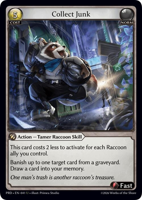 Image for Collect Junk (041) (.asphodel/paradise) (PRD) - Grand Archive TCG