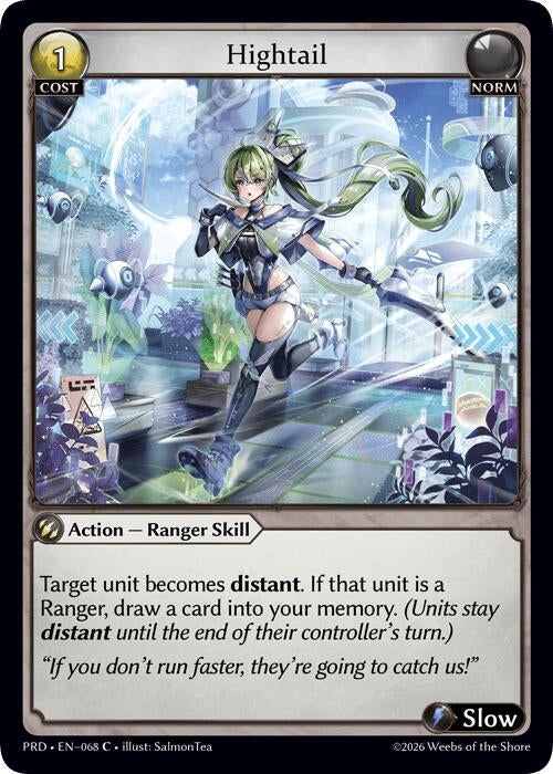 Image for Hightail (068) (.asphodel/paradise) (PRD) - Grand Archive TCG