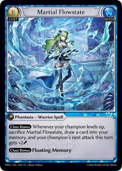 Image for Martial Flowstate (160) (.asphodel/paradise) (PRD) - Grand Archive TCG