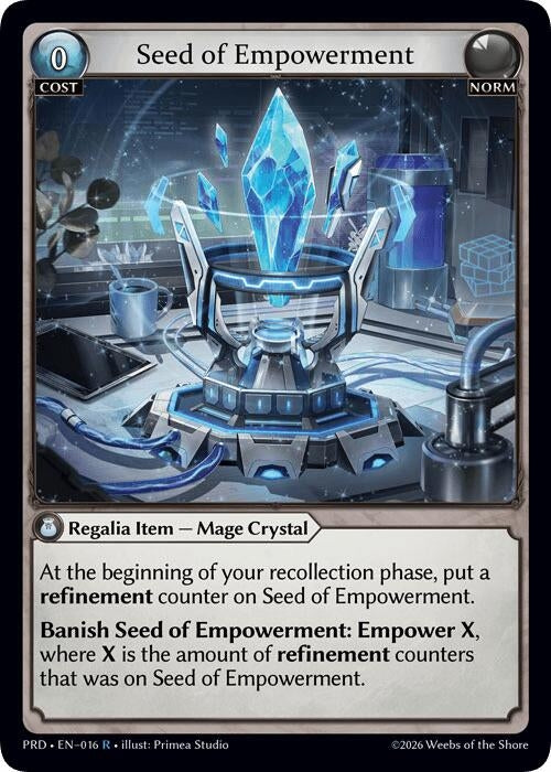 Image for Seed of Empowerment (016) (.asphodel/paradise) (PRD) - Grand Archive TCG
