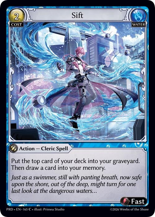 Image for Sift (165) (.asphodel/paradise) (PRD) - Grand Archive TCG