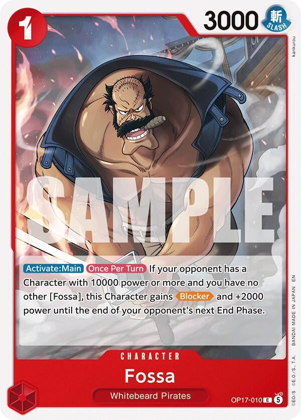 Image for Fossa (OP17-010) (The World's Strongest Warriors) (OP17) - One Piece Card Game