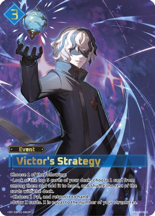 Victor's Strategy (SP) (EBP01-046SP) - BP01 Dawn of Palpagos Foil