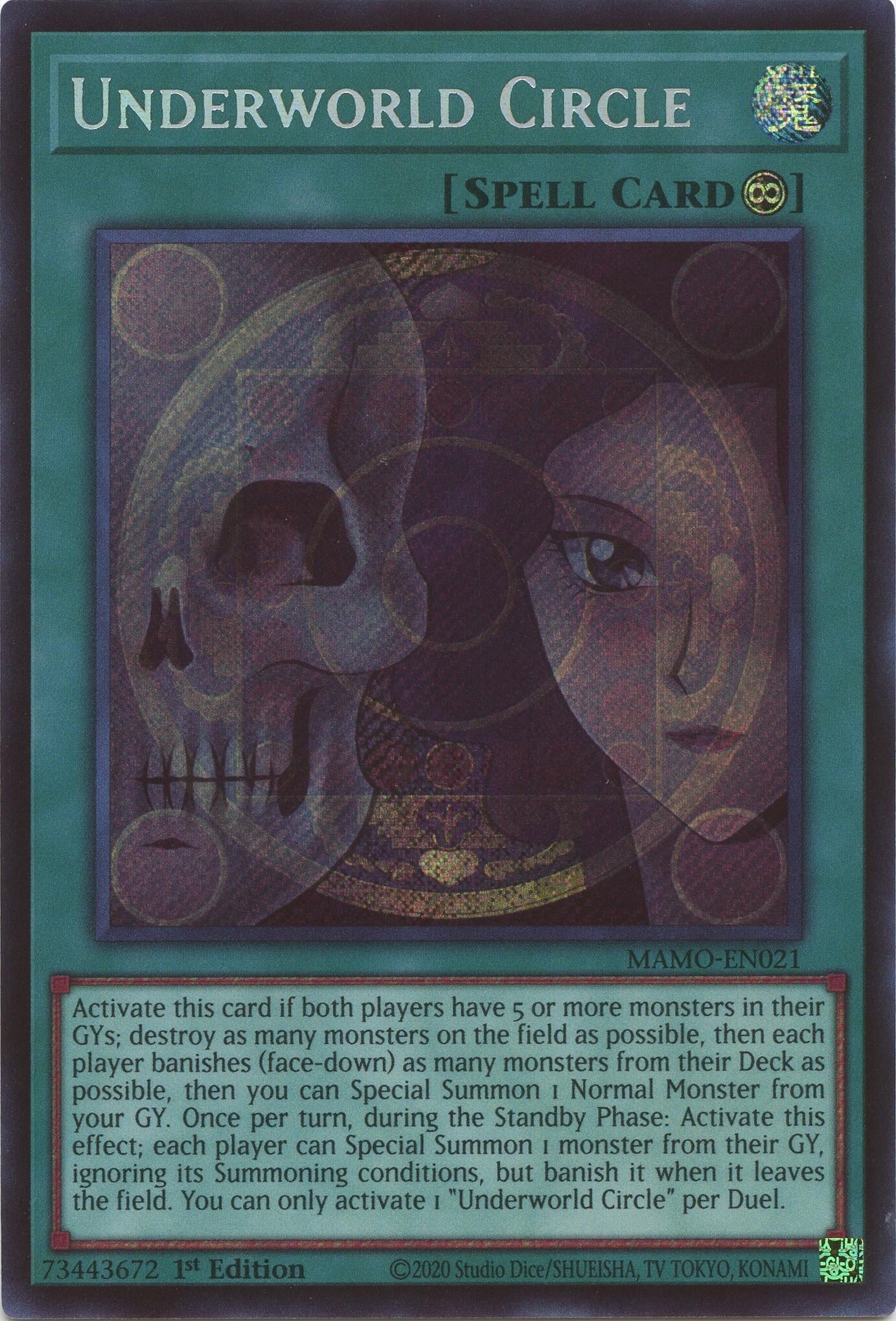 Underworld Circle (Secret Rare) (MAMO-EN021) (Magnificent Monsters)