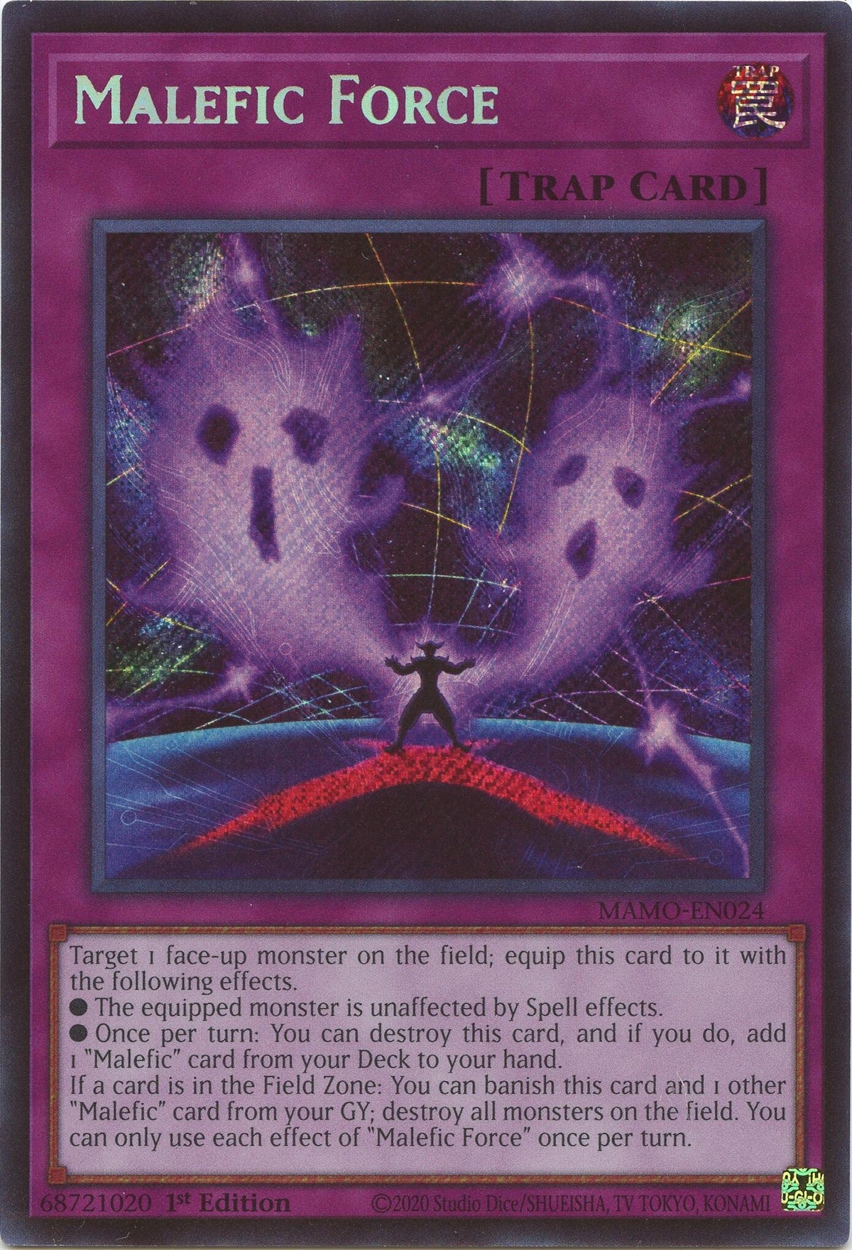 Malefic Force (Secret Rare) (MAMO-EN024) (Magnificent Monsters)
