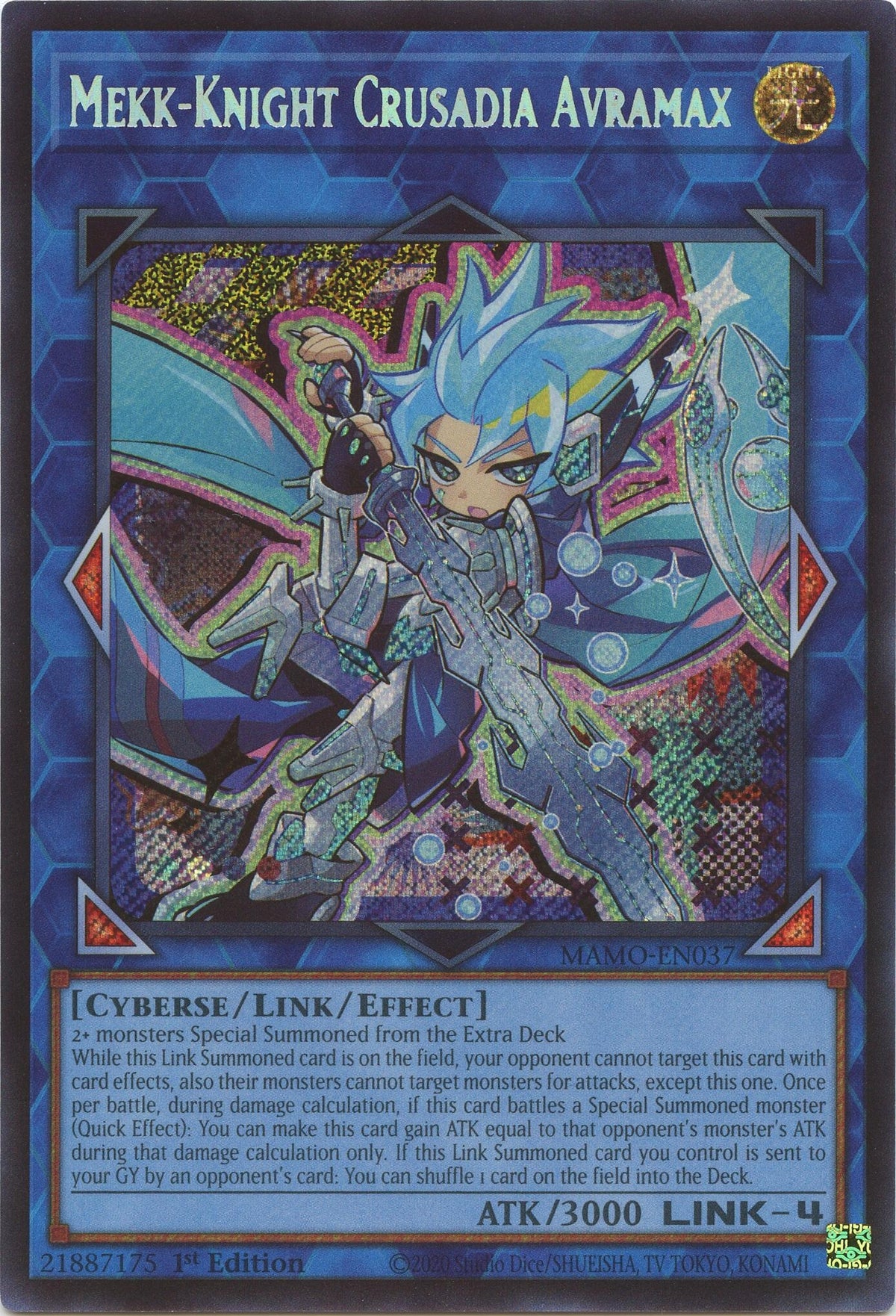 Mekk-Knight Crusadia Avramax (Secret Rare) (MAMO-EN037) (Magnificent Monsters)