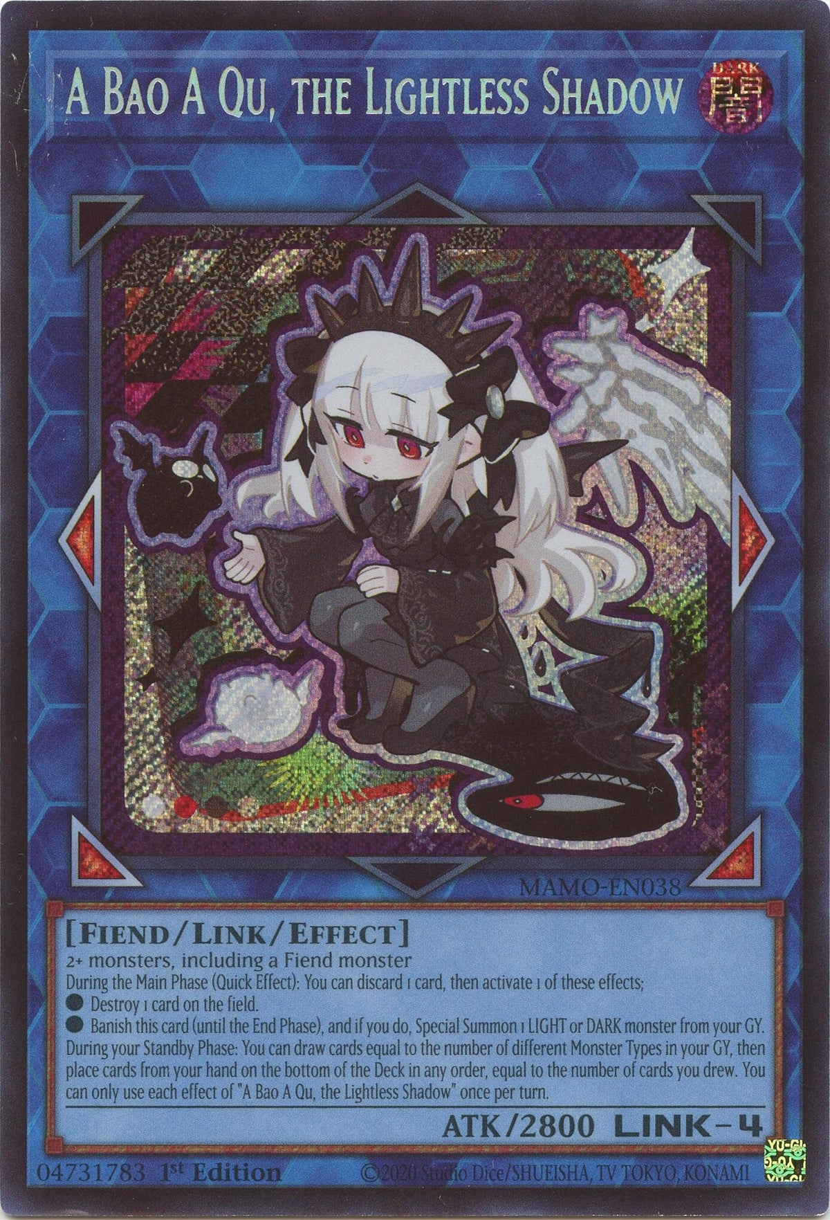 A Bao A Qu, the Lightless Shadow (Secret Rare) (MAMO-EN038) (Magnificent Monsters)