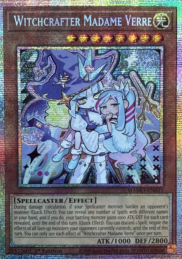 Witchcrafter Madame Verre (Starlight Rare) (MAMO-EN031) (Magnificent Monsters)