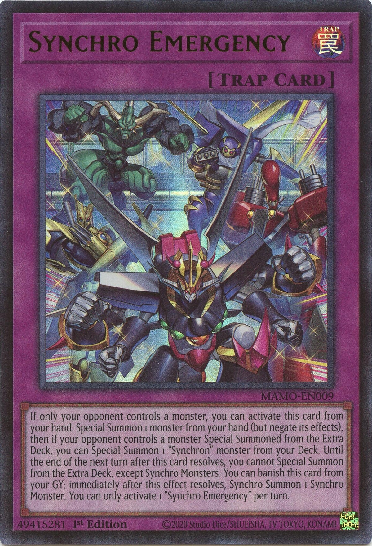 Synchro Emergency (MAMO-EN009) (Magnificent Monsters)