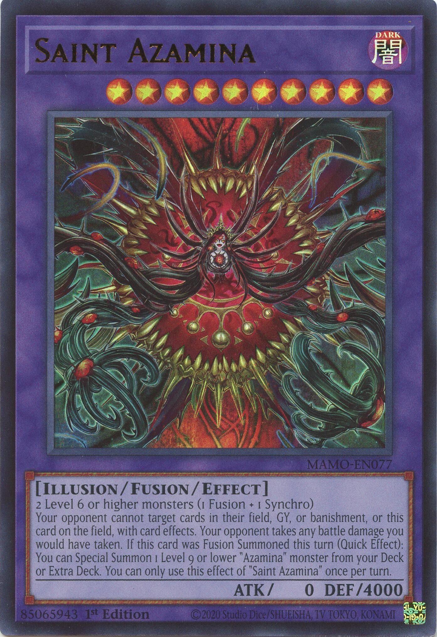 Saint Azamina (MAMO-EN077) (Magnificent Monsters)