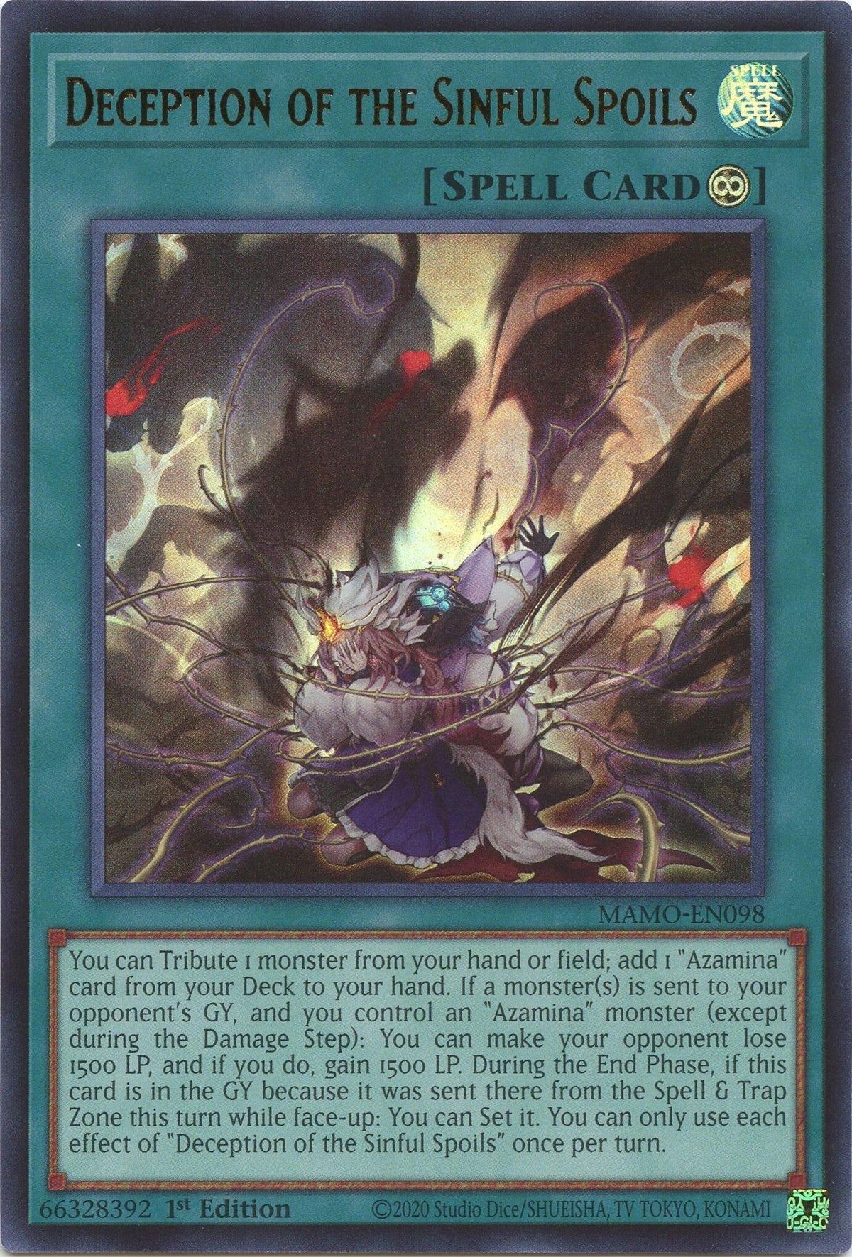 Deception of the Sinful Spoils (MAMO-EN098) (Magnificent Monsters)