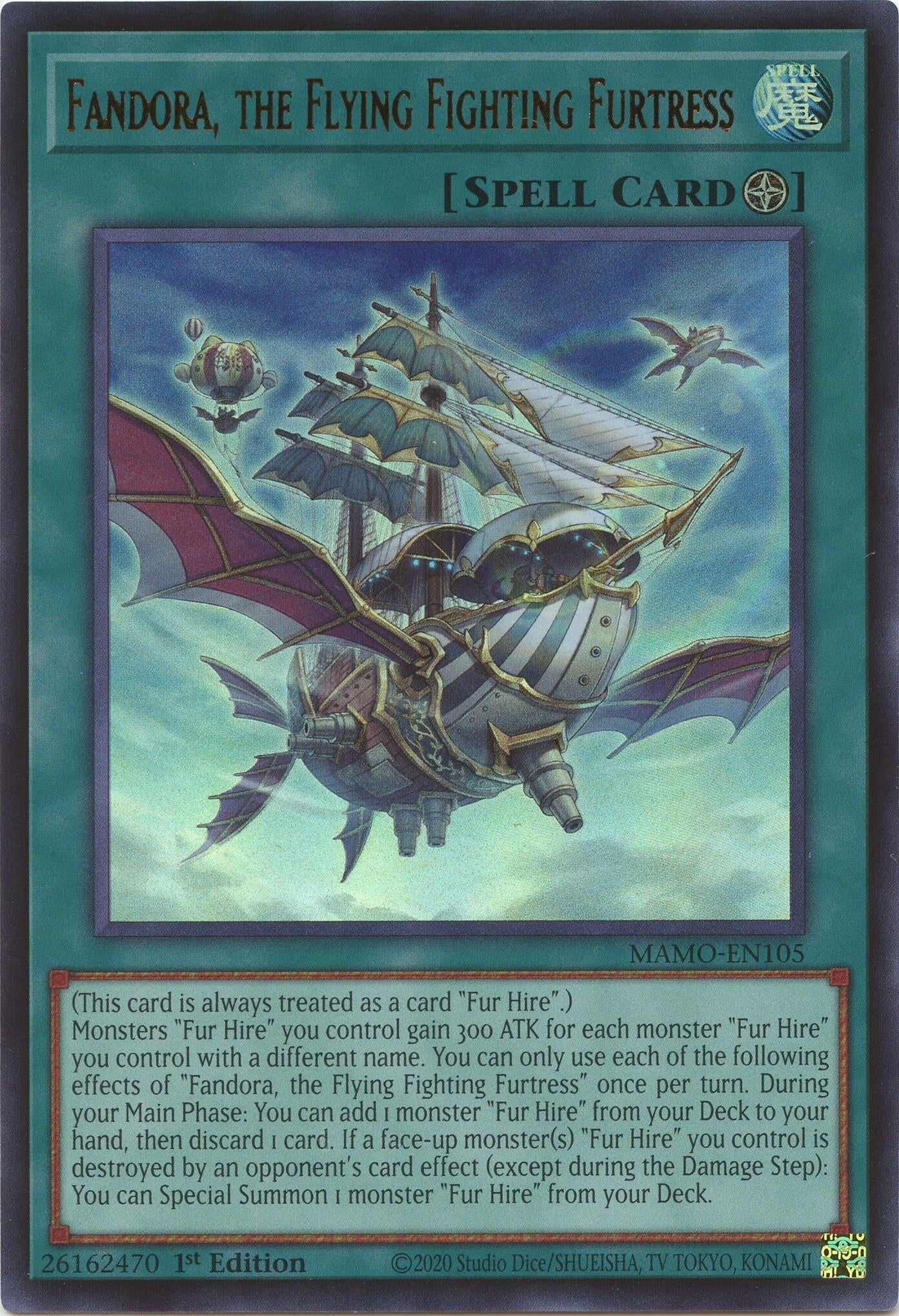 Fandora, the Flying Fighting Furtress (MAMO-EN105) (Magnificent Monsters)