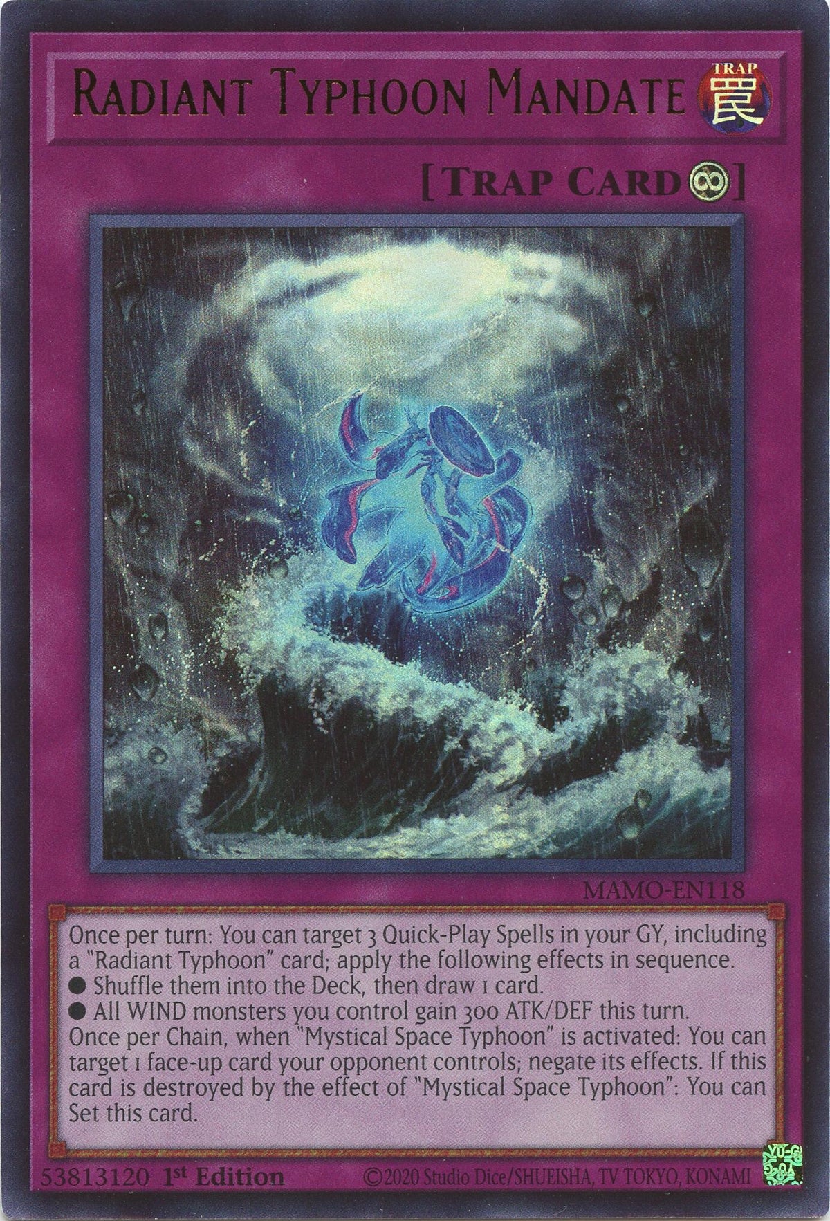 Radiant Typhoon Mandate (MAMO-EN118) (Magnificent Monsters)