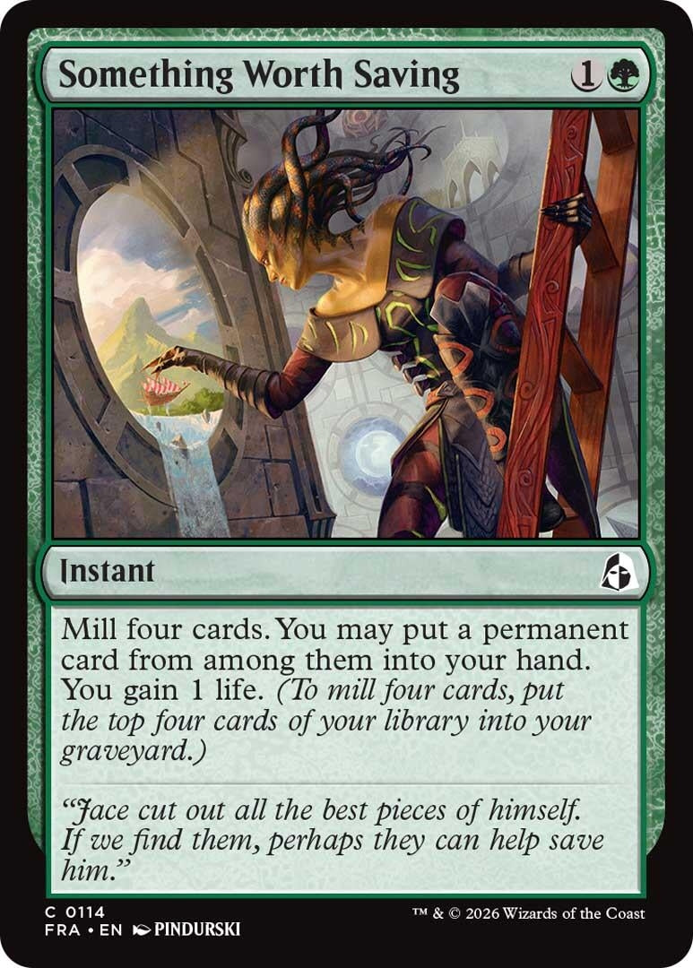 Image for Something Worth Saving (114) (Reality Fracture) (FRA) - Magic: The Gathering