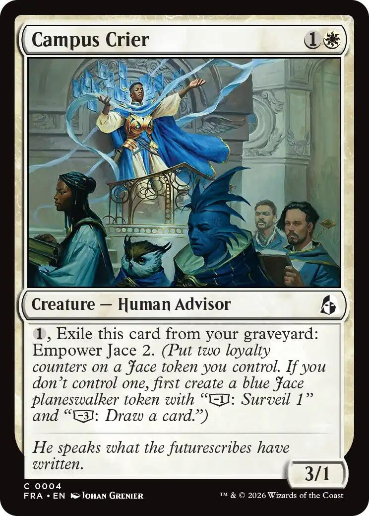 Image for Campus Crier (4) (Reality Fracture) (FRA) - Magic: The Gathering