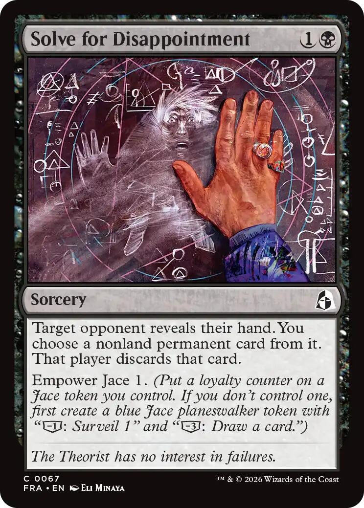 Image for Solve for Disappointment (67) (Reality Fracture) (FRA) - Magic: The Gathering